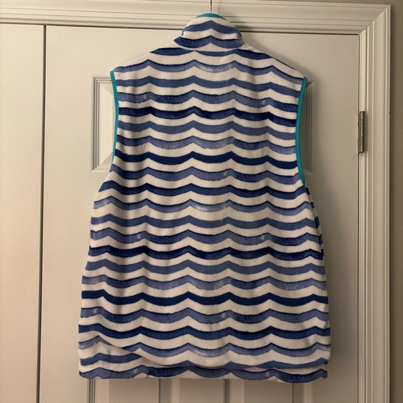 Chubbies 501 Reversible Fleece Sherpa Vest L Outdoor Camping Retro 90s Y2K Hike - Picture 8 of 10